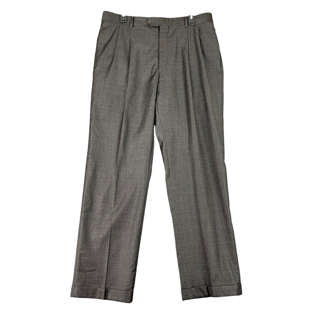 Jos‎ A Bank Gordon Wool Dress Slacks Professional Workwear Trousers Mens 36 RG